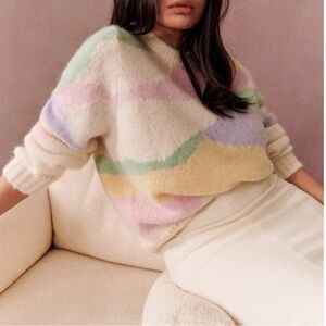 Sezane Dustin Jumper Pastel